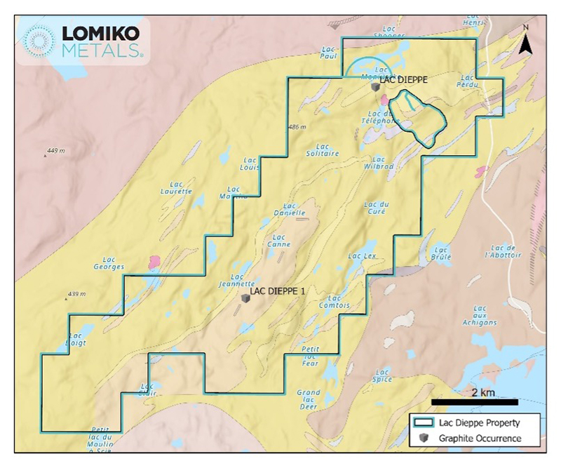 Lomiko - Lac Dieppe Project